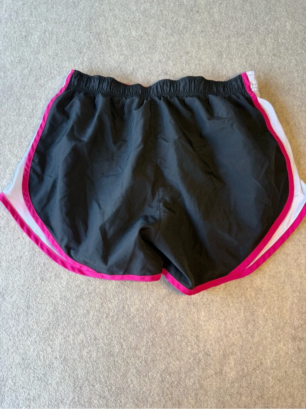 Nike Women’s‎ Black Athletic Shorts with Pink and White Accents